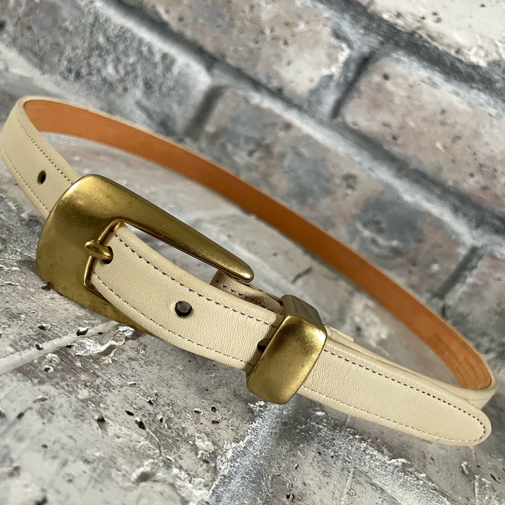 Vintage Leather Coach Belt Medium